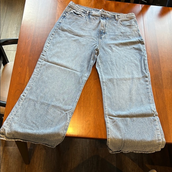 LOFT Light Blue Flare & Wide Leg Jeans - Picture 2 of 5